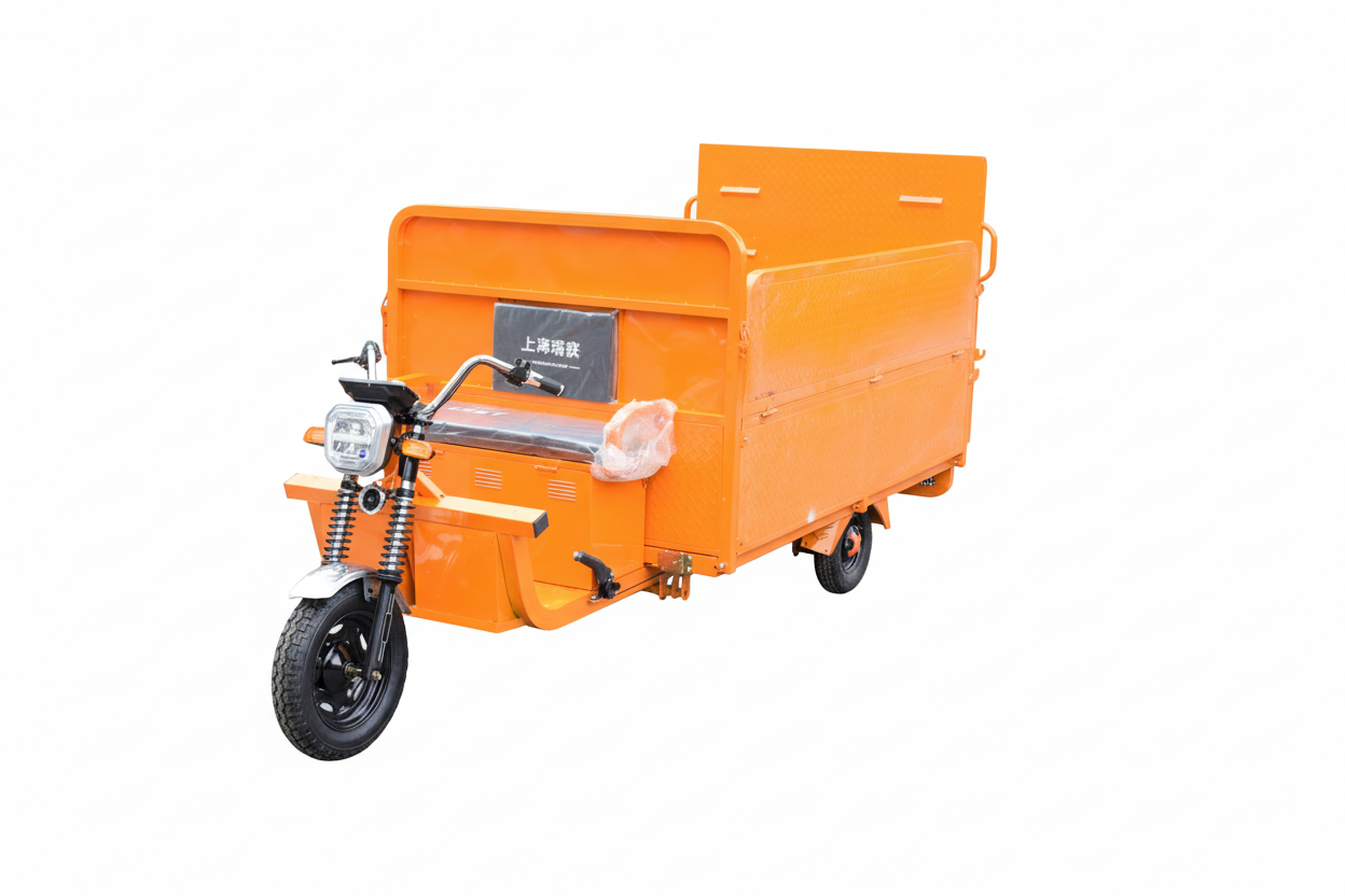 Orange ROORIG cargo trike